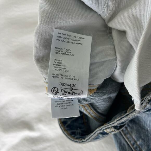 Anthropologie Pilcro Austyn High Rise Wide Leg Rhinestone Embellished Denim Jean - Picture 15 of 16